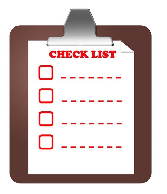 Making a tax checklist